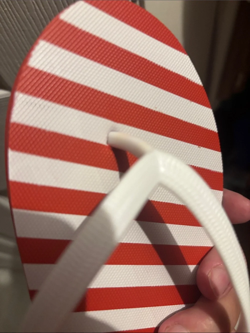Shade & Shore women’s USA Flag Flip Flops - Red, White & Blue